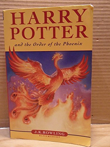 Cover Art for 9780747569428, Harry Potter and the Order of the Phoenix by J K Rowling