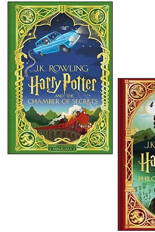 Cover Art for 9789124239336, J.K. Rowling 2 Books Collection Set (Harry Potter and the Philosopher’s Stone & Harry Potter and the Chamber of Secrets MinaLima Edition) by J.K. Rowling