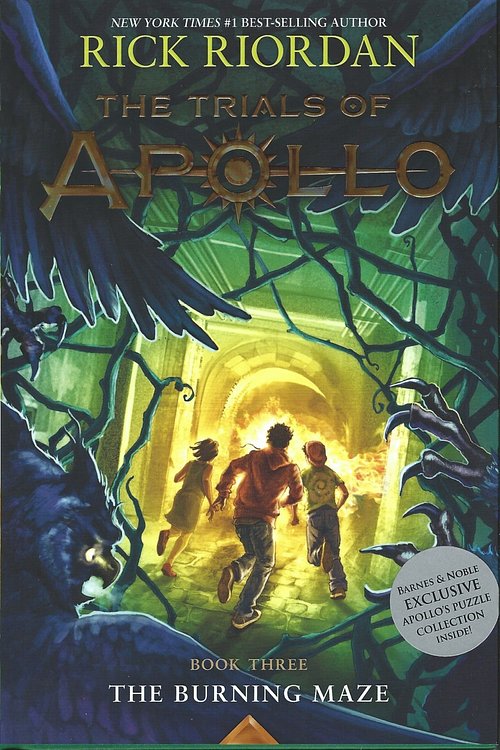 Cover Art for 9781368024068, The Burning Maze: The Trials of Apollo, Book 3. 'Exclusive' Edition (ISBN 9781368024068), with "Apollo's Puzzle Collection" Insert Tipped In. First Edition, First Printing by Rick Riordan