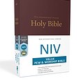 Cover Art for 0025986446239, NIV, Value Pew And Worship Bible [Burgundy] by Zondervan