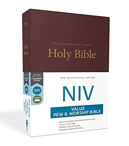 Cover Art for 0025986446239, NIV, Value Pew And Worship Bible [Burgundy] by Zondervan