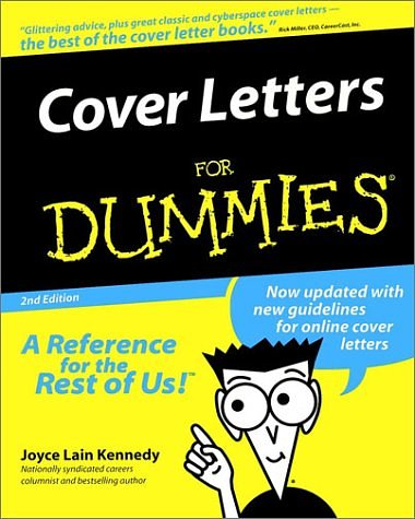 Cover Letters for Dummies