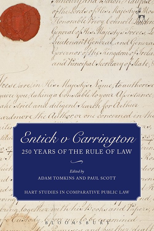 Cover Art for 9781849465588, Entick V Carrington: 250 Years of the Rule of Law (Hart Studies in Comparative Public Law) by Adam Tomkins