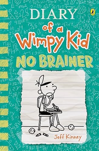 Cover Art for B0CM8G91DN, No Brainer: Diary of a Wimpy Kid (18) by Jeff Kinney