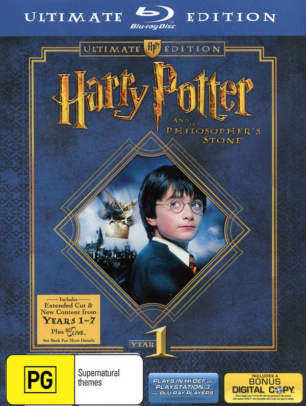 Cover Art for 9325336063774, Harry Potter and the Philosopher’s Stone (3 Disc Ultimate Edition) by Warner Bros.