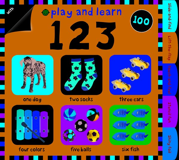 Cover Art for 9781849159296, 123 by Priddy Roger