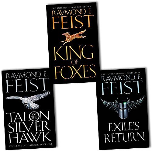 Cover Art for 9783200306363, Raymond E. Feist Conclave of Shadows 3 Books Collection Pack Set RRP: £23.97 (King of Foxes, Exile's Return, Talon of the Silver Hawk) by Raymond E. Feist