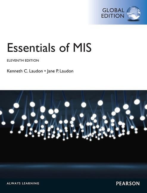 Cover Art for 9781292019574, Essentials of MIS, Global Edition by Jane P. Laudon, Kenneth C. Laudon