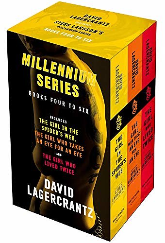 Cover Art for 9781529412550, Millennium series 3 Books Collection Box Set by David Lagercrantz (Books 4 - 6) (The Girl in the Spider's Web, The Girl Who Takes an Eye for an Eye & The Girl Who Lived Twice) by David Lagercrantz