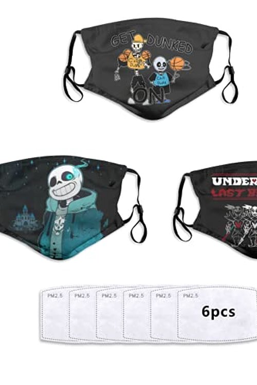 Cover Art for 9788711433201, 3PCS Undertale Adjustable Dust and Sunscreen Bandanas Sports Outdoor Balaclavas Comfortable Face Cover with 6 Filters by Stephenie Meyer