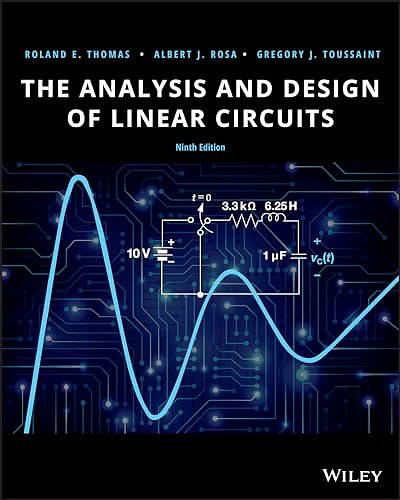 Cover Art for 9781119723424, The Analysis and Design of Linear Circuits by Roland E. Thomas