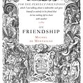 Cover Art for 9780141964874, On Friendship by Michel de Montaigne