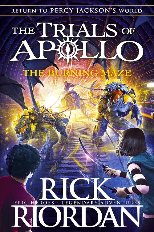 Cover Art for 9780141364001, The Burning Maze by Rick Riordan