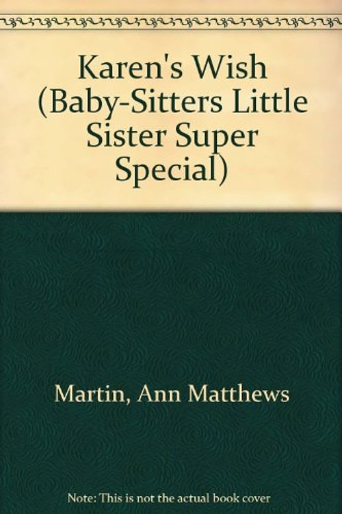 Cover Art for 9780808501084, Karen's Wish by Ann M. Martin