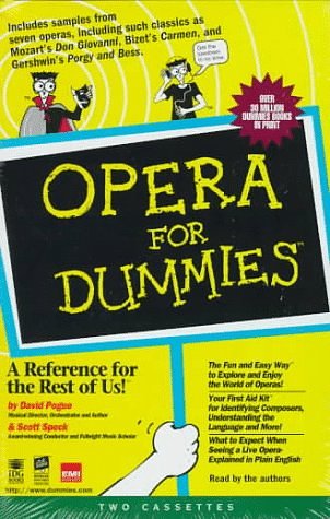 Cover Art for 9780694519095, Opera for Dummies by David Pogue, Scott Peck