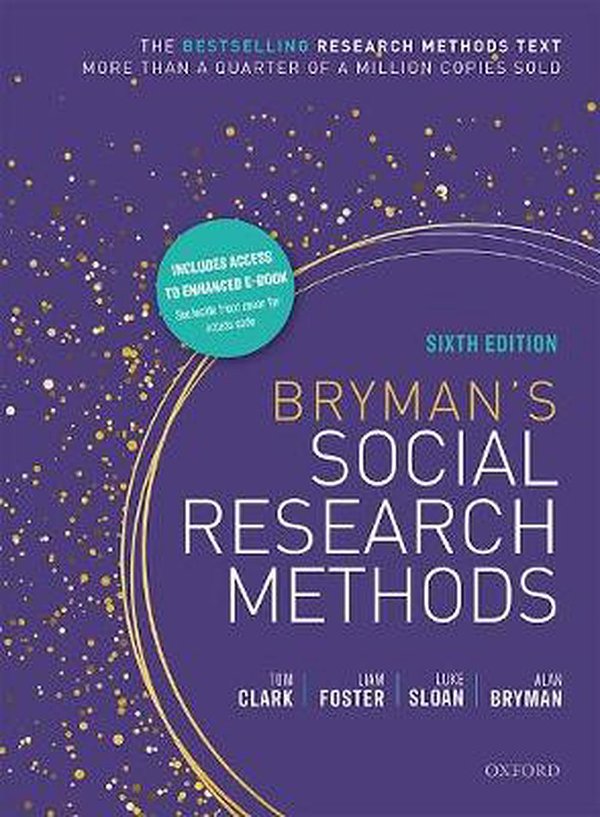 Cover Art for 9780198796053, Social Research Methods 6E by Clark, Foster, Sloan, Bryman