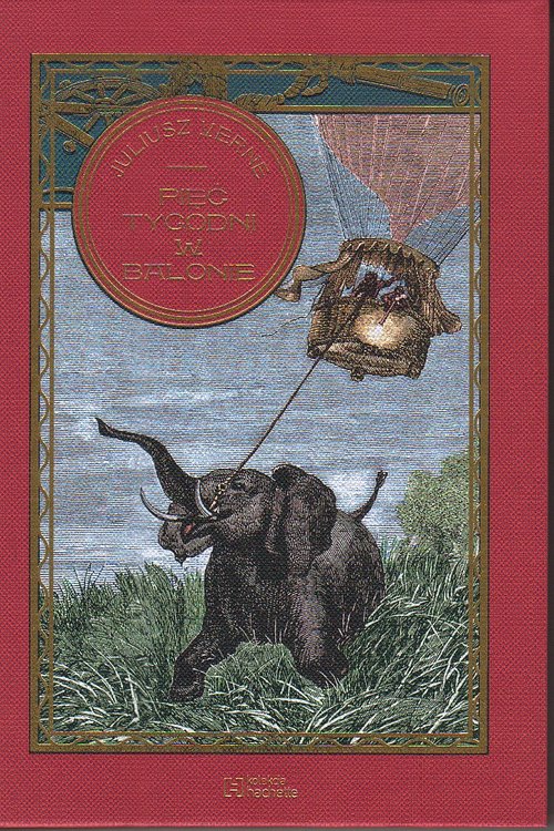 Cover Art for 9788328202542, Pięć tygodni w balonie by Jules Verne