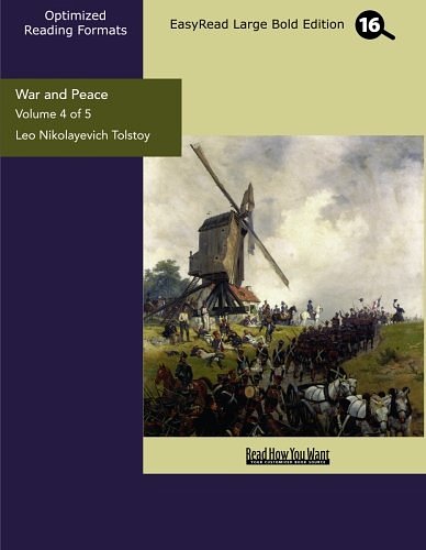 Cover Art for 9781427038715, War and Peace (Volume 4 of 5) (EasyRead Large Bold Edition) by Leo Tolstoy