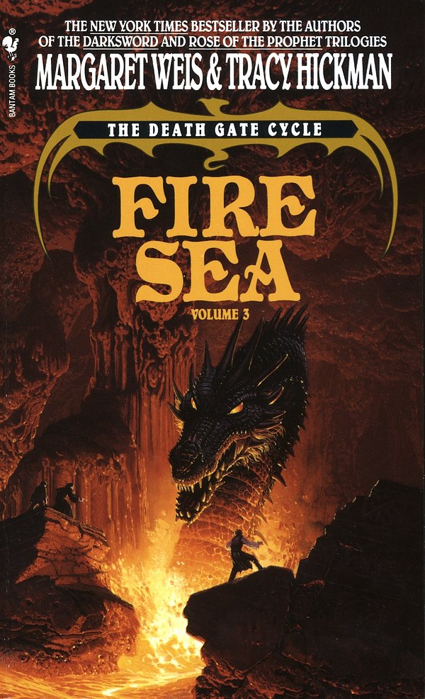 Cover Art for 9780553295412, Deathgate 3: Fire Sea by Margaret Weis, Tracy Hickman