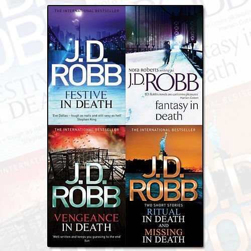 J. D. Robb 4 Boooks Bundle Collection (Fantasy In Death: 30, Festive in Death, Vengeance In Death: 6 , Ritual in Death/Missing in Death)