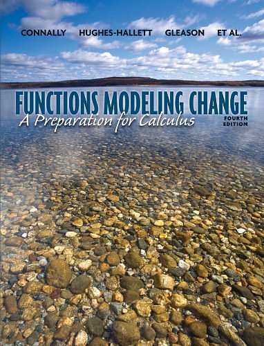 Cover Art for 9780470484746, Functons Modeling Change by Eric Connally