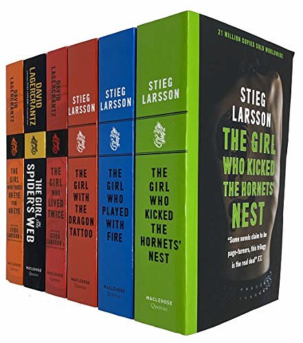 Cover Art for 9789124037833, Millennium Series 6 Books Collection Set By Stieg Larsson & David Lagercrantz(The Girl With The Dragon Tattoo,Who Played With Fire,Kicked The Hornets Nest,In The Spider's Web and More) by unknown author