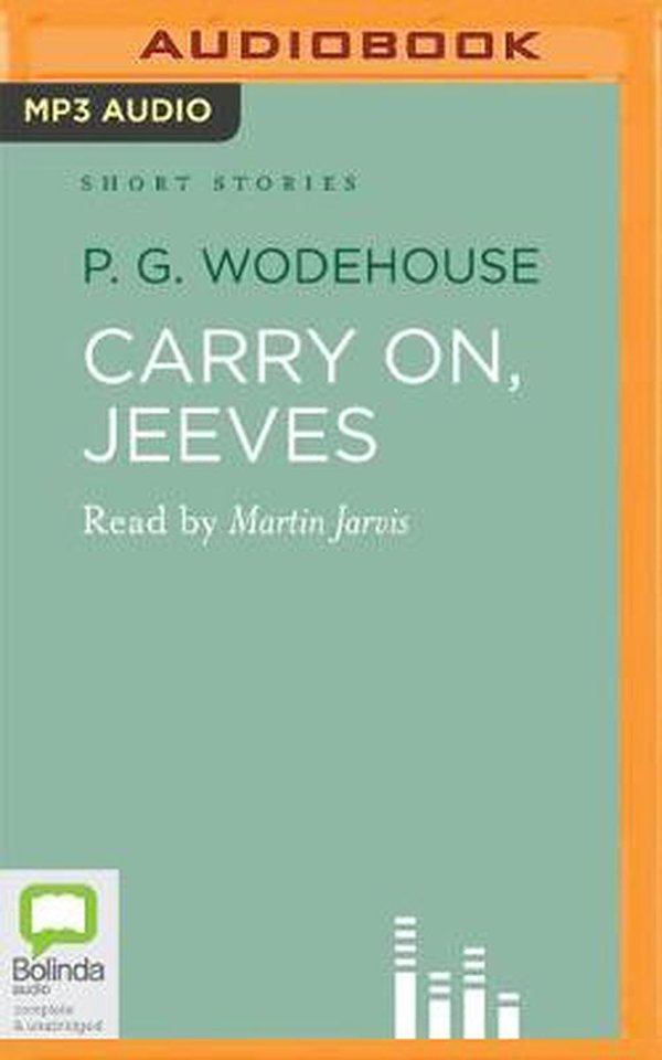 Cover Art for 9780655692393, Carry On, Jeeves by P G. Wodehouse