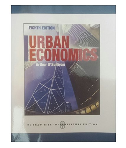 Cover Art for 9780071316163, Urban Economics by O'Sullivan