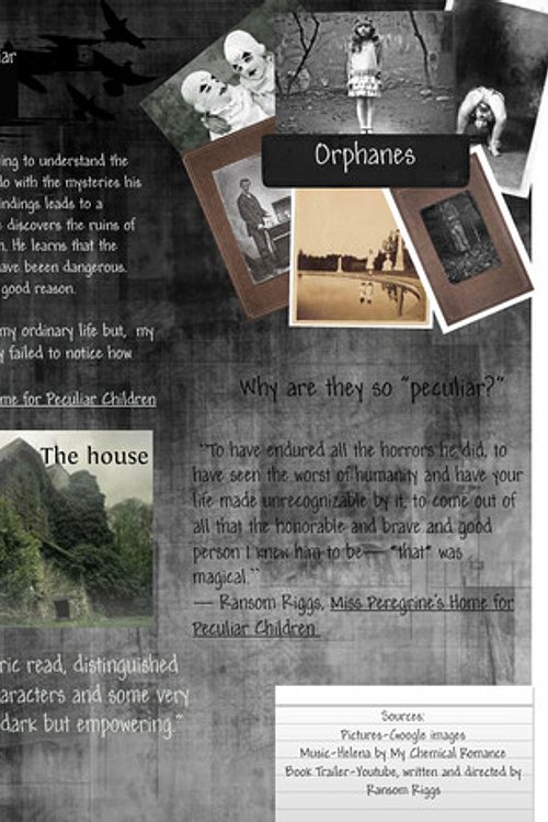 Cover Art for 9780606320818, Miss Peregrine's Home for Peculiar Children by Ransom Riggs