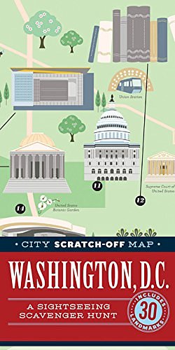 Cover Art for 9781452149974, City Scratch-Off MapWashington, D.C.: A Sightseeing Scavenger Hunt by Christina Henry De Tessan