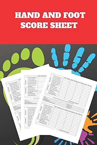 Hand Score K9 My Hand And Foot ScoreSheets: My Hand And Foot Score Keeper | My ...