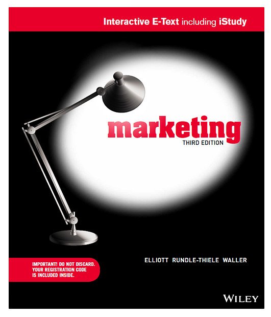 Cover Art for 9780730309178, Marketing (Au) 3E+istudy Version 3 Registration Card by Greg Elliott, Rundle-Thiele, Sharyn, David Waller