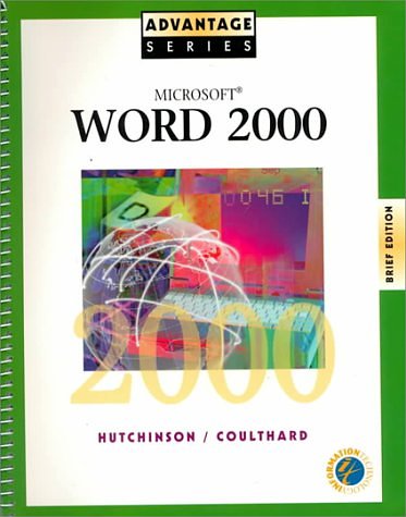 Cover Art for 9780072337952, Microsoft Word 2000 by Sarah Hutchinson-Clifford