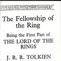 Cover Art for 9781850894148, Lord of the Rings: The Fellowship of the Ring v.1: The Fellowship of the Ring Vol 1 (ISIS Large Print) by J. R. R. Tolkien