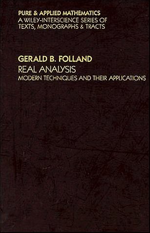 Cover Art for 9780471809586, Real Analysis: Modern Techniques and Their Applications by Gerald B. Folland