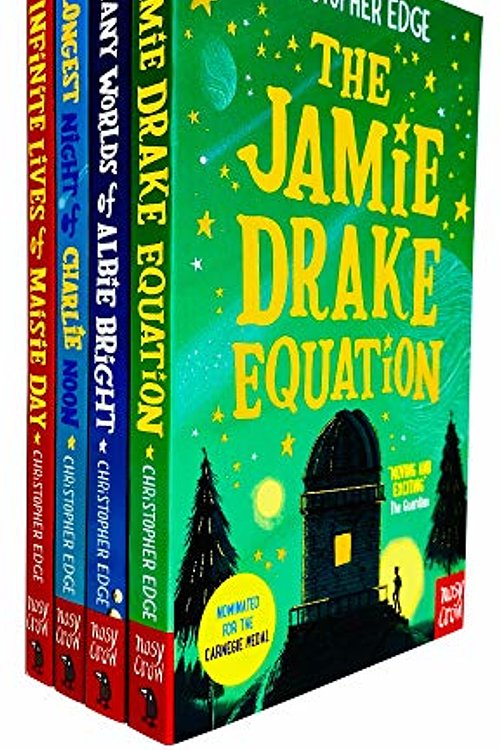 Cover Art for 9781839942563, Christopher Edge 4 Books Collection Set (Jamie Drake Equation, Many Worlds of Albie Bright Bright, Longest Night of Charlie Noon, Infinite Lives of Maisie Day) by Christopher Edge