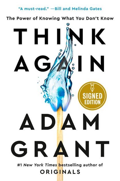 Cover Art for 9781984878113, Think Again by Adam Grant