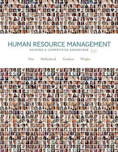 Cover Art for 9780072285185, Human Resource Management by Raymond Andrew Noe, Etc, P. Wrigh, J. Hollenbeck, B. Gerhart