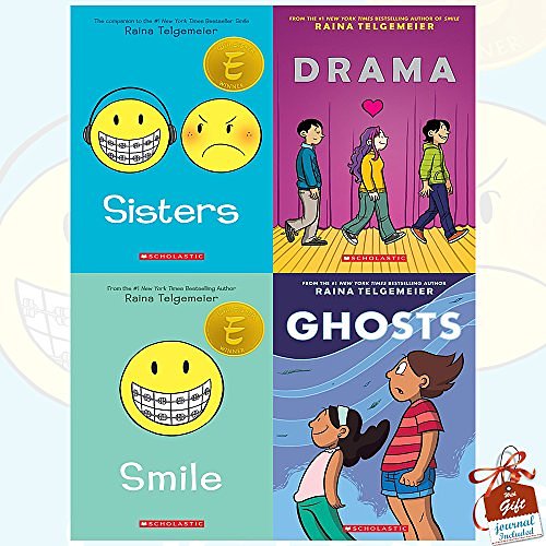 Cover Art for 9789123591008, Raina Telgemeier Collection 4 Books Bundle With Gift Journal (Sisters, Drama, Smile, Ghosts) by Raina Telgemeier