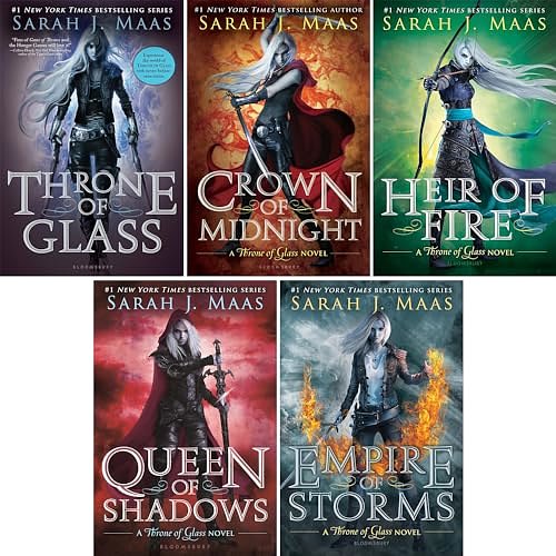 2 editions of Throne Of Glass Series Collection 5 Books Set By Sarah J. Maas (Throne of Glass, Crown of Midnight, Heir of Fire, Empire of Storms, Queen of Shadows) by Sarah J. Maas