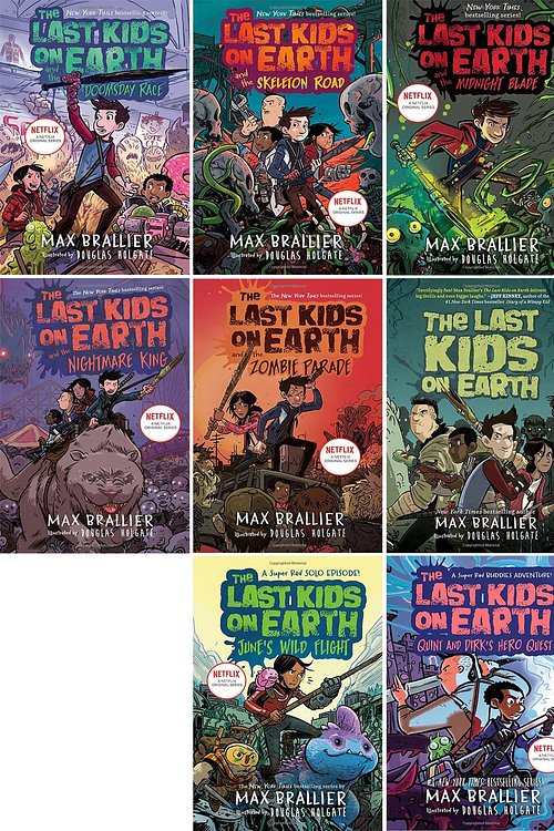 Cover Art for 9781637990377, The Last Kids on Earth Series 10-Book Set by Max Brallier, 9781984835376 9781984835345, 9780425292112 9780425292082, 9780425288719 9780670016624, 9780670016617 9780593405239