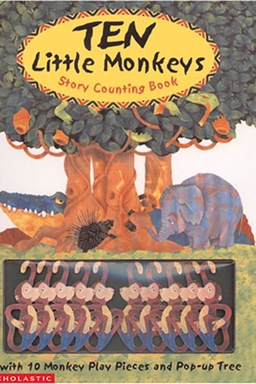 Cover Art for 9780439262408, Ten Little Monkeys by Keith Faulkner