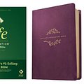 Cover Art for 9781496455185, NLT Life Application Study Bible, Third Edition (Red Letter, LeatherLike, Purple) by Tyndale (creator)