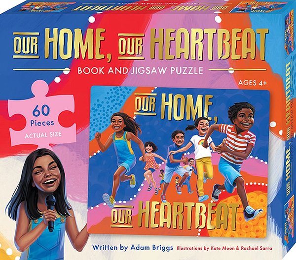 Cover Art for 9781760507961, Our Home, Our Heartbeat Book and Puzzle Set by Adam Briggs