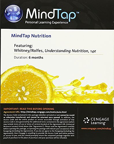 Cover Art for 9781305406339, MindTap Nutrition, 1 term (6 months) Printed Access Card for Whitney/Rolfes Understanding Nutrition (MindTap Course List) by Eleanor Noss Whitney, Sharon Rady Rolfes