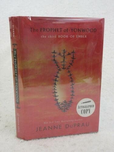 Cover Art for B0BGYQH9J3, Rare SIGNED Jeanne DuPrau THE PROPHET OF YONWOOD 2006 Random House 1st/1st HC/DJ [Hardcover] Jeanne DuPrau by Jeanne DuPrau