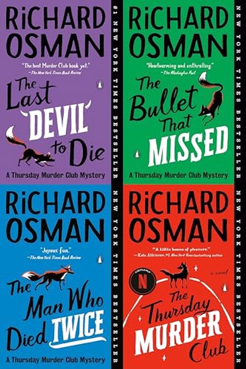 Cover Art for 9781637991893, Thursday Murder Club Mysteries Series, Set of 4 Books. by Richard Osman, 9781984880987, 9781984881014, 9780593299418, 9780593792650