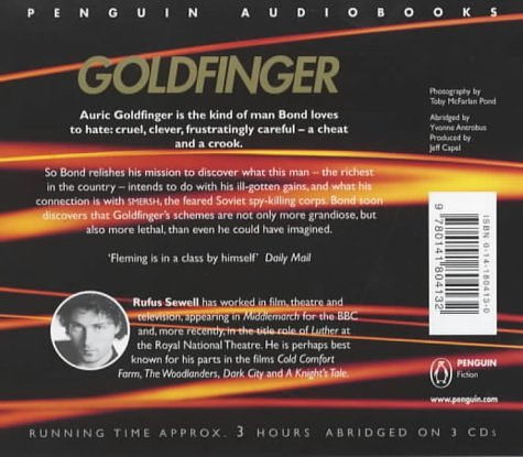 Cover Art for 9780141804132, Goldfinger by Ian Fleming