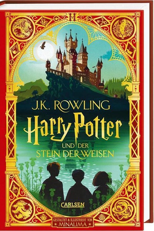 Cover Art for 9783551558312, Harry Potter und der Stein der Weisen: MinaLima-Ausgabe (Harry Potter 1) by J. K. Rowling