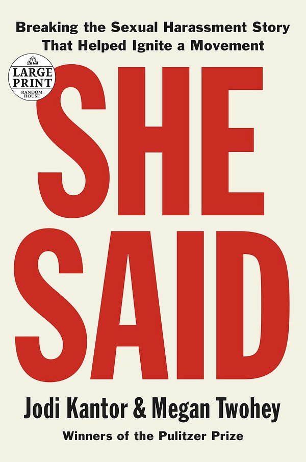 Cover Art for 9780593152324, She Said by Jodi Kantor, Megan Twohey